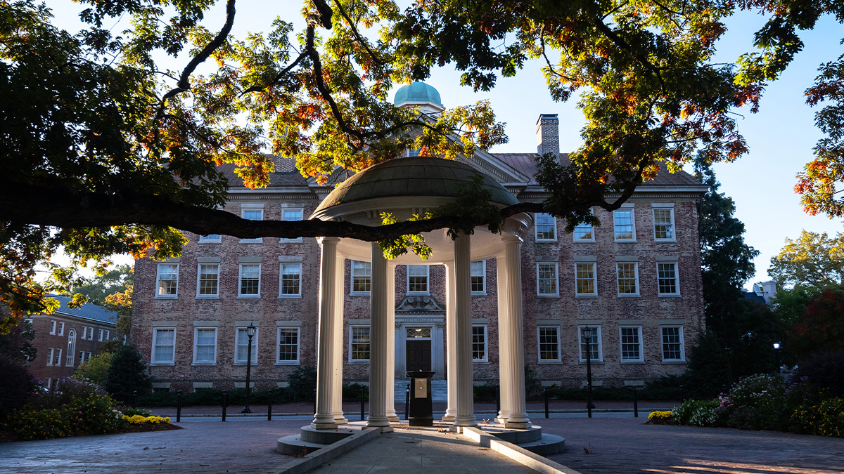 Old Well on the campus of UNC-Chapel Hill.